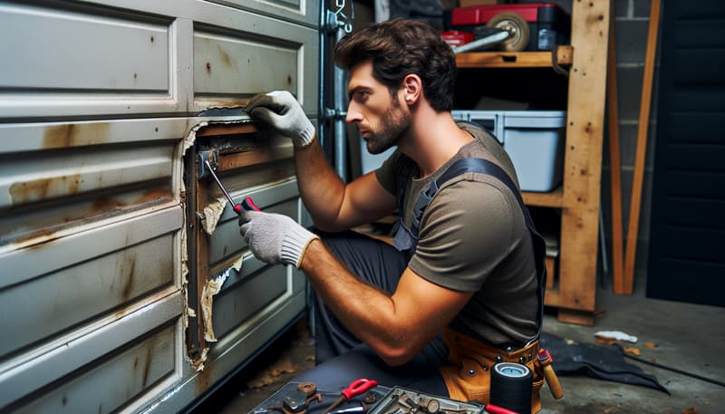 Garage Door Panel Replacement in Mount Vernon